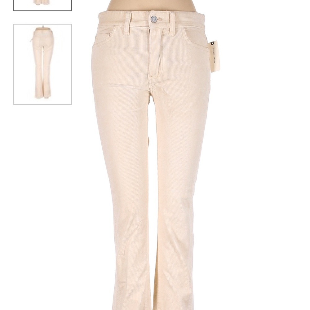 Pilcro cream colored corduroy pants in size 31 - fit stet